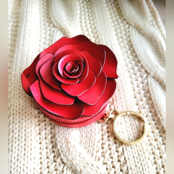kate spade Handbags - Kate Spade Flora 3D Rose Coin Purse
